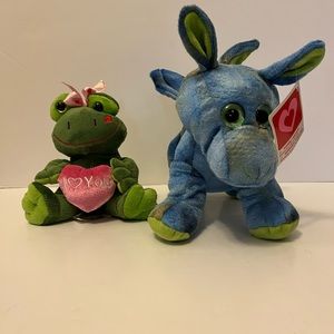 Dragon & Frog Stuffed Animals
